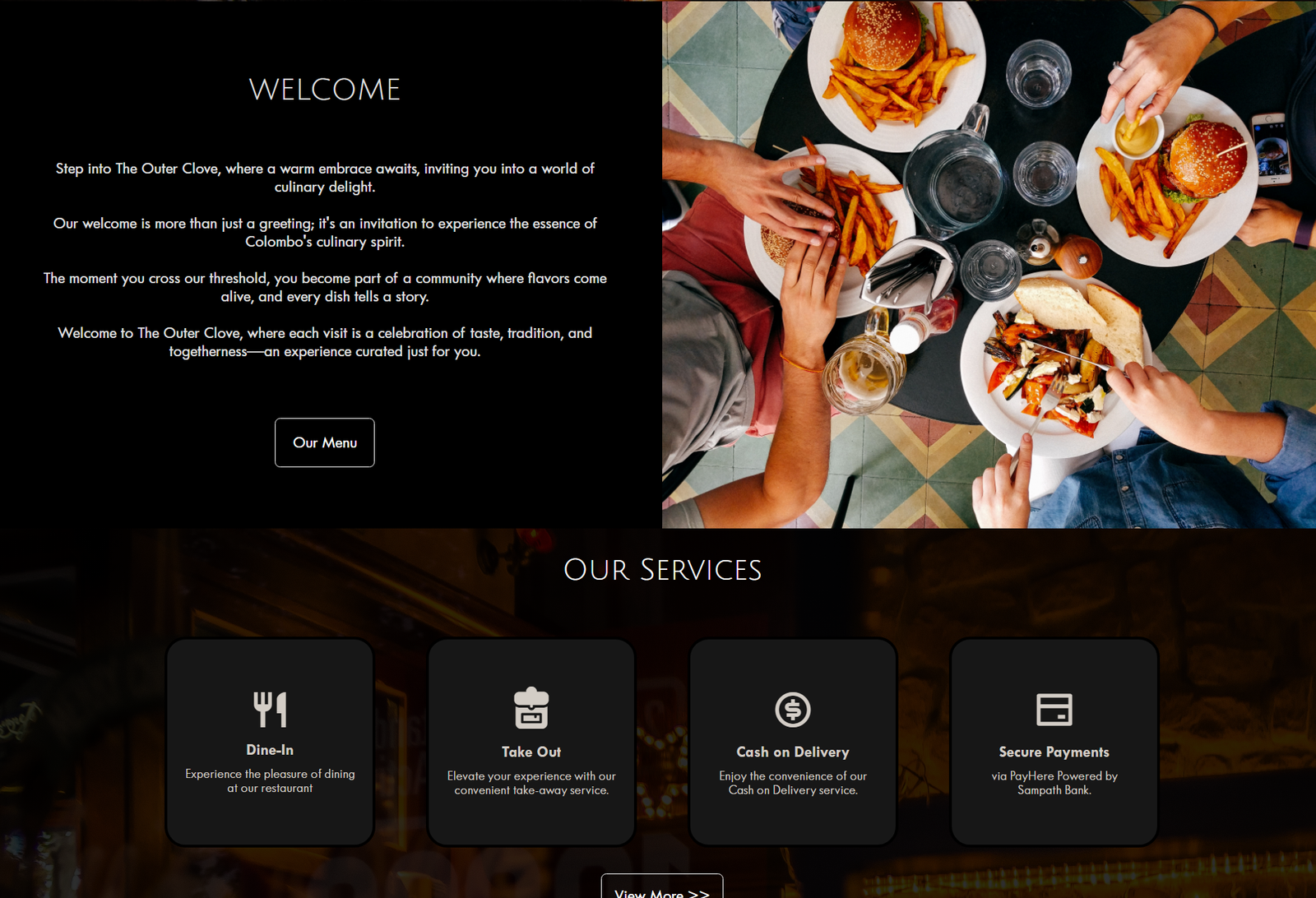 Outerclove Restaurant view 2